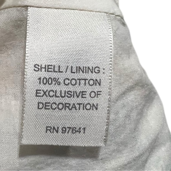 J. Jill Limited Edition Womens L Romantic, Floral Eyelet Statement Open Jacket - Picture 10 of 10